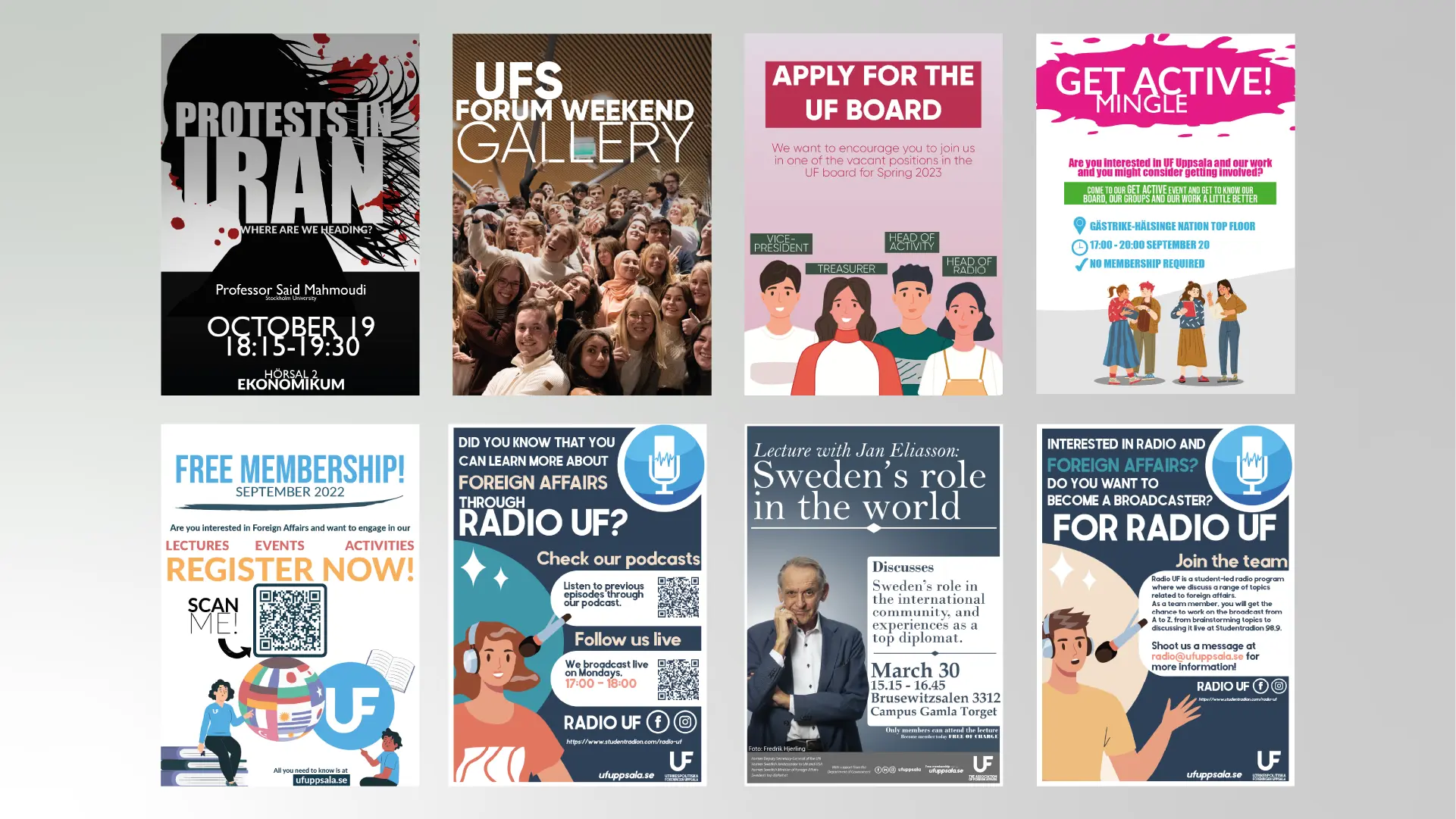 UF Uppsala posters